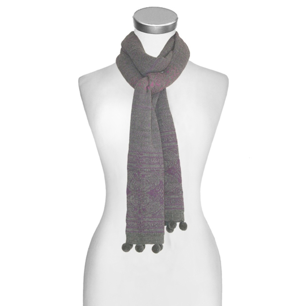 Multipattern Alpaca Scarf. Made in Peru